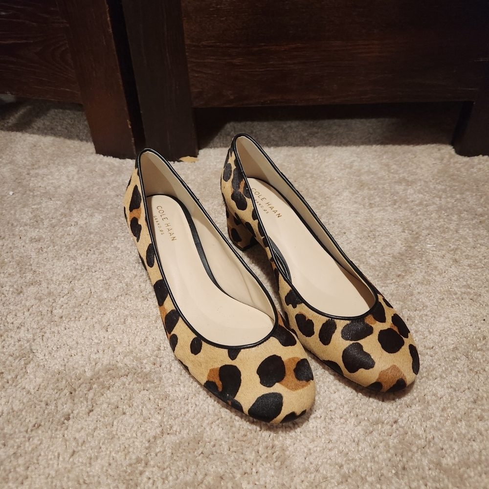 Cole Haan Women's Leopard Print Heels